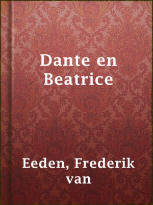 Dante en Beatrice - ebook
